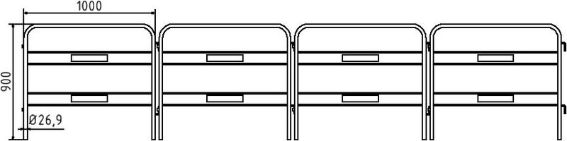 Barrière utilitaire - Garde de sécurité-