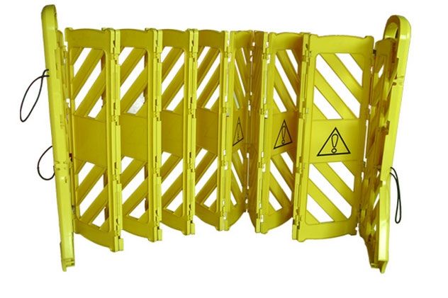 Flexibarrier - Barrière portable et extensible - avec roues (4m)