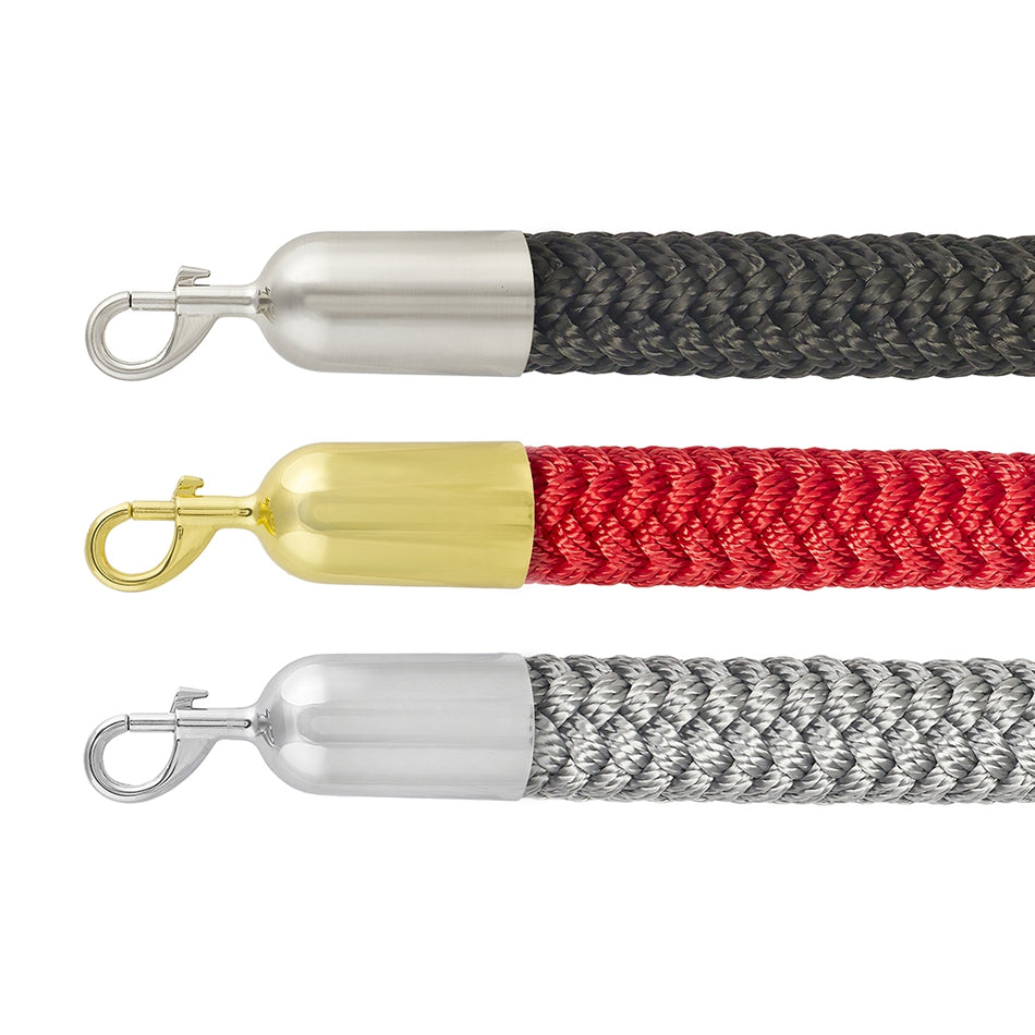 Corde de barrière -Lux- avec extrémité à crochet (Ø 36mm)