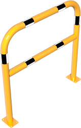 Arceaux en tube d'acier Ø 60 mm, avec barre transversale