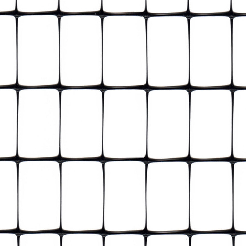 Clôture de sécurité en maille plastique noire - CINTOFLEX D - (rouleau de 100m)