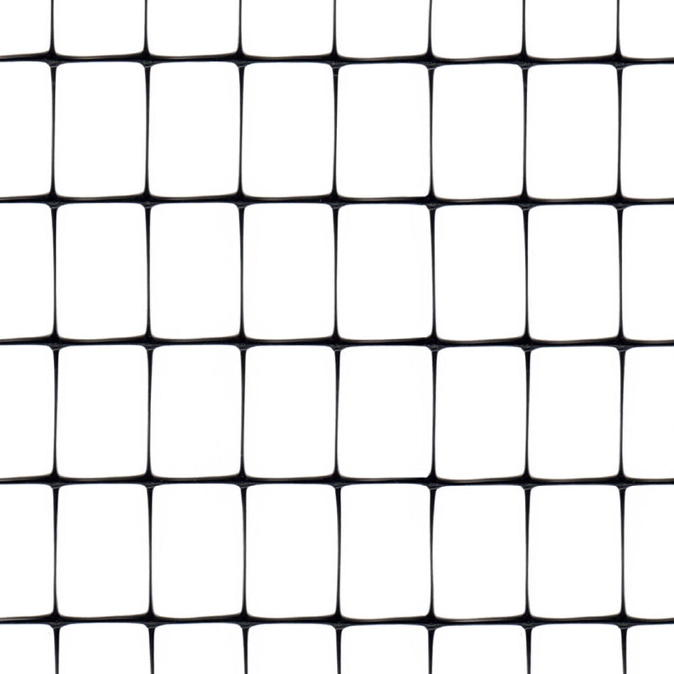 Clôture de Sécurité en Maille Plastique Noire - CINTOFLEX M- (rouleau de 100m)