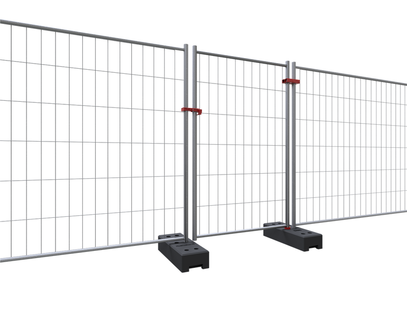 Plaque de Base pour Clôtures Mobiles – Plastique Recyclé