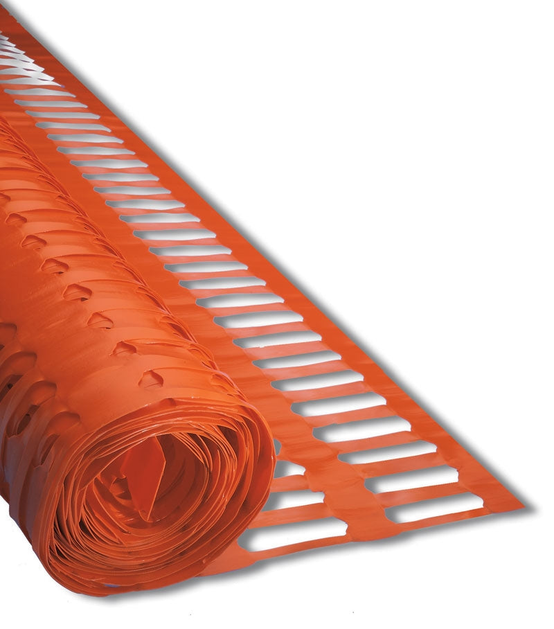 Clôture de sécurité maillée en Plastique orange -DRAGON- (rouleau de 50m)