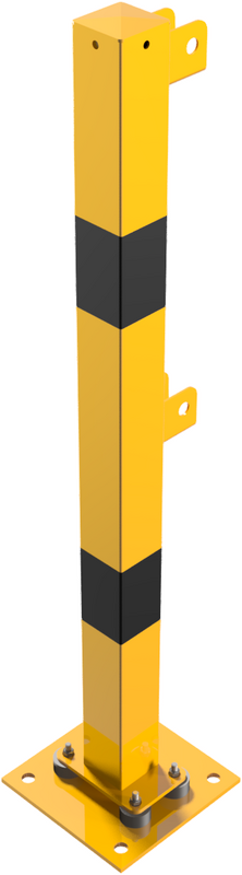 Poteaux de Garde-corps -Brooklyn- pour fixation au sol (Flexible, inclinable) 70x70mm