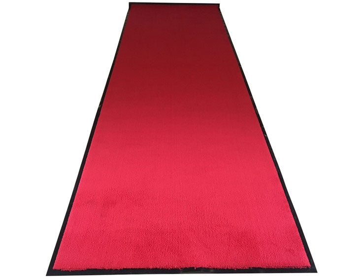 Tapis d'entrée (300x90cm - rouge ou gris).