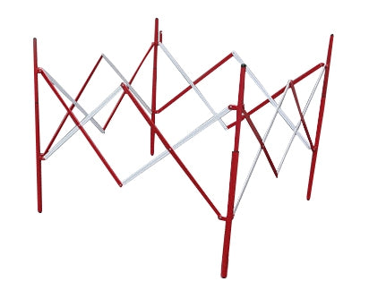 Barrière utilitaire/accès souterrain pliable en acier (1,3x1,3m)