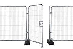 Portillon pour clôture temporaire