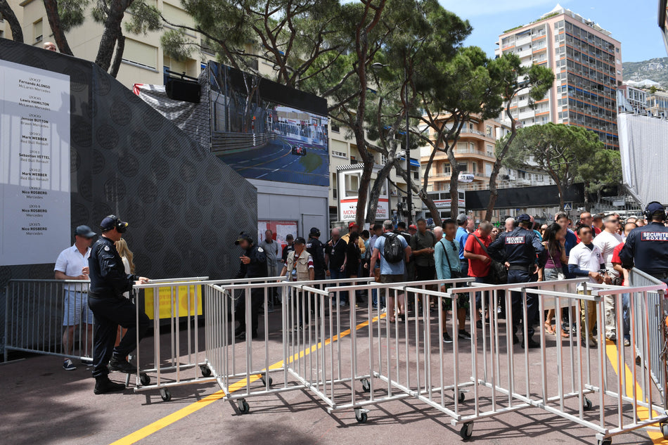 Barrière de sécurité en aluminium extensible
