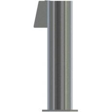 Douille de sol avec mécanisme d'arrêt pour poteaux tubulaires Ø 60 / Ø 76 mm