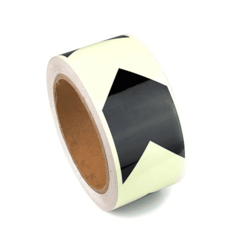 Ruban de marquage directionnel photoluminescent – 50 mm x 10 m