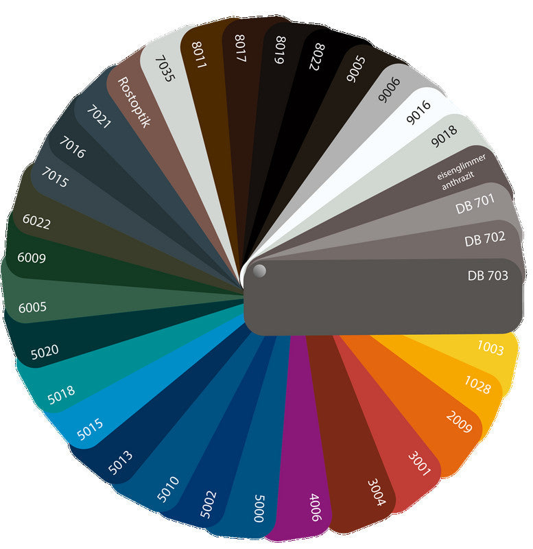 Couleur RAL personnalisée – option supplémentaire pour Bornes de protection
