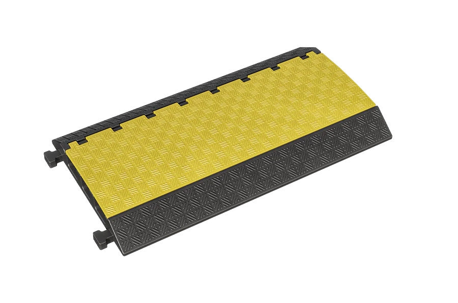 Rampe de protection de câbles avec couvercle