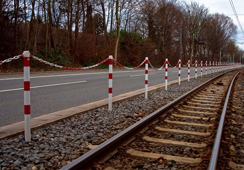 Borne à chaîne en acier (avec 2 œillets)