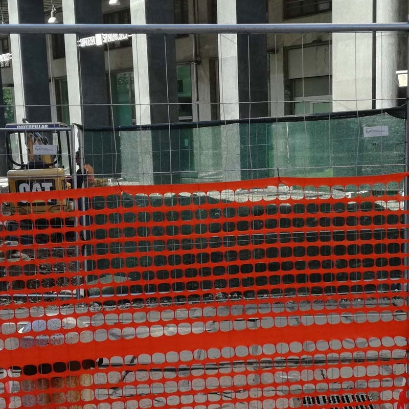 Clôture de sécurité en plastique orange - ÉCONOMIE - (rouleau de 50 m)