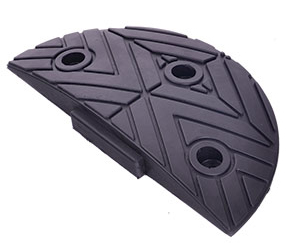 Élément d'angle noir (250mm)