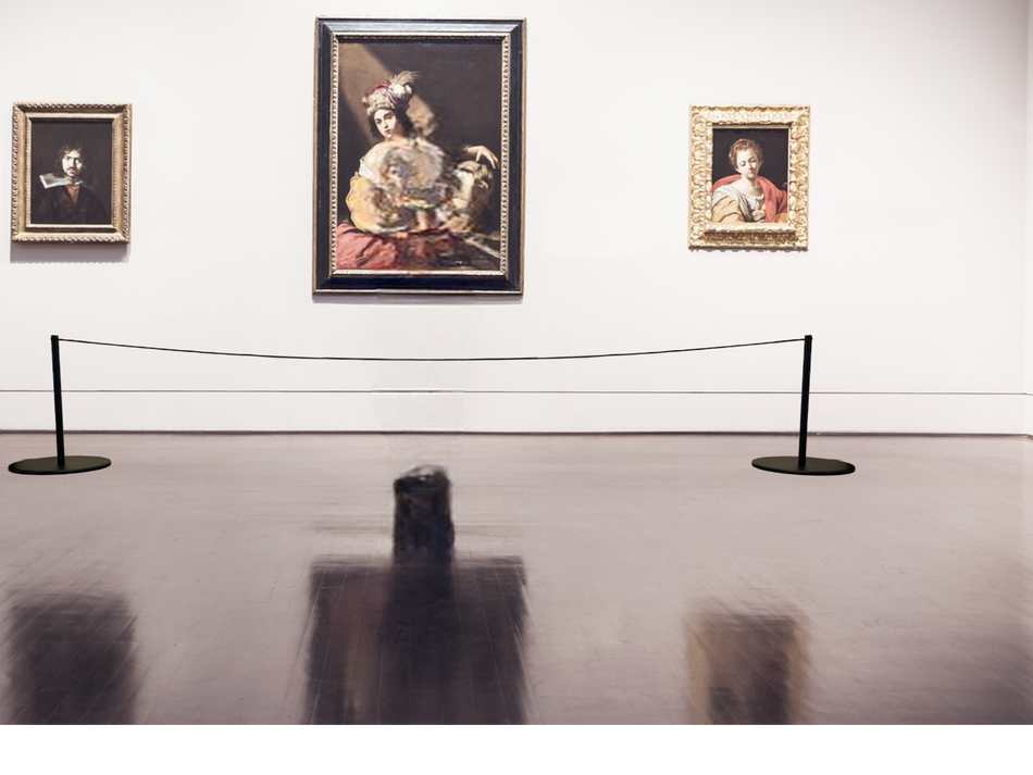 FlexiBarrier Stanchion -Musée