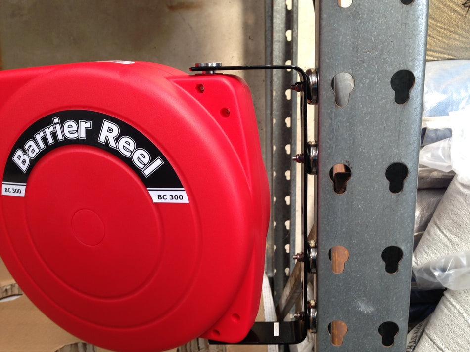 Enrouleur de Barrière de Sécurité Rétractable -Magnétique- Ceinture de barrière robuste avec aimants (15-25m)