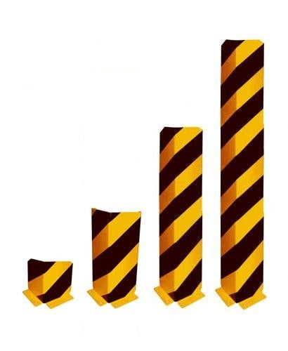 Protection anti-choc pour rayonnage à palettes -Crash Guard- Angle (forme en L, hauteur 200mm-1200m)