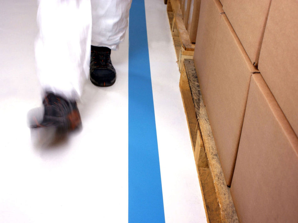 Ruban de marquage au sol -PermaRoute- (30m/rouleau - largeurs de 50mm, 75mm ou 100mm)