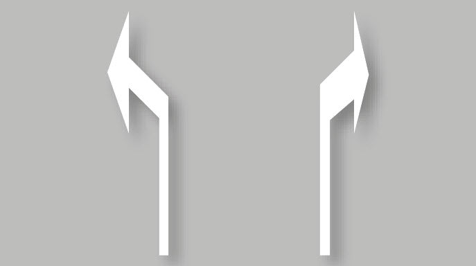 PREMARK® - Symbole (Flèche gauche/droite)