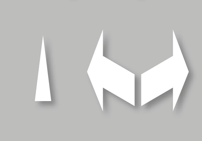 PREMARK® - Symbole (Pilhuvud droit, gauche, droite)