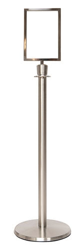 Support de panneau d'affichage Flexibarrier -Premium- (Cadre pour affiche A4 inclus)