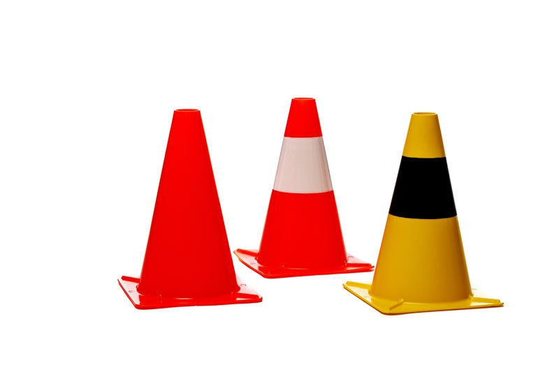 Cône de circulation Flexibarrier en polyéthylène (30 cm)