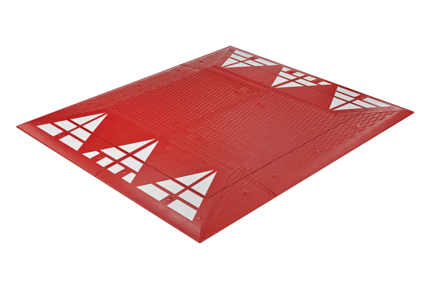 Coussin de Vitesse en Caoutchouc -Quartet- (1800x3000mm)