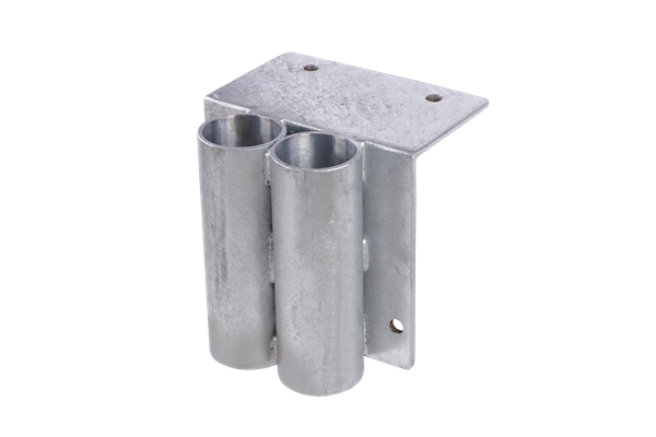 Support de garde-corps double