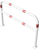 Arceaux en tube d'acier Ø 60 mm, avec barre transversale