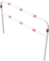 Arceaux en tube d'acier Ø 60 mm, avec barre transversale