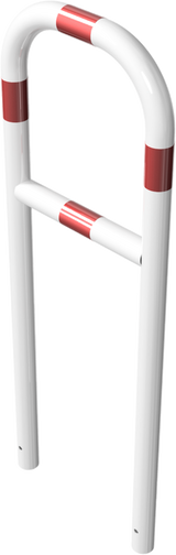 Arceaux en tube d'acier Ø 60 mm, avec barre transversale