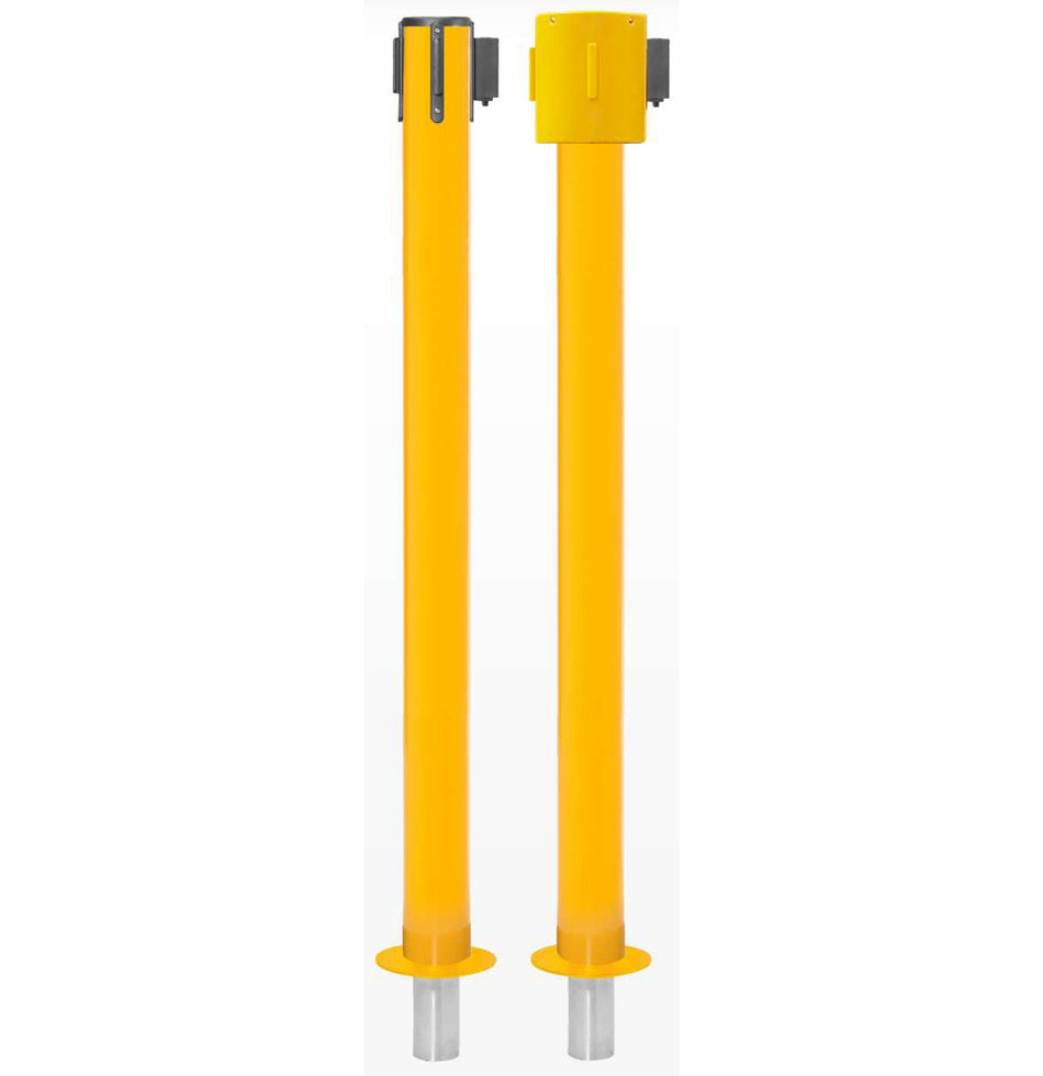 Poteau à sangle FlexiBarrier -SafetyPlus Amovible- (sangle de 3,4m/4,9m/10,6m)