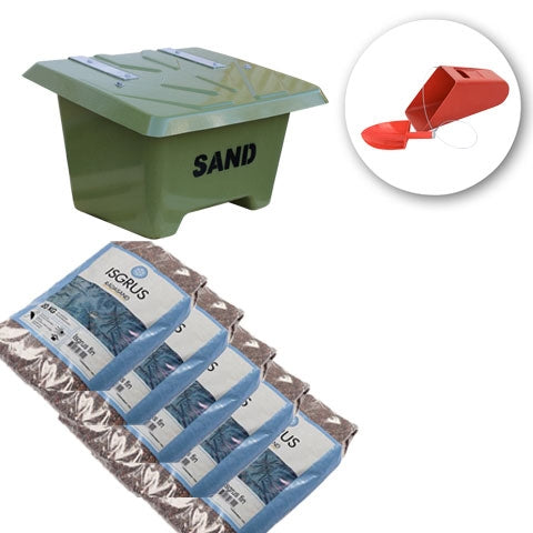 Bac à sel – Ensemble complet avec sel gemme & pelle