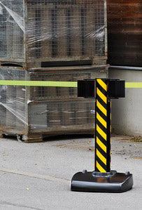 Poteau à sangle Beltrac -Storetrac Double- (2x22m sangle rétractable)