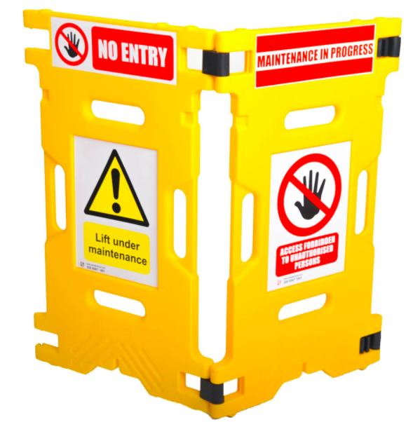 Système de Barrière de Sécurité pour Maintenance d'Ascenseur ElevatorGard