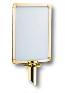 Cadre de panneau A4 ou A3 pour poteaux traditionnels (Beltrac)