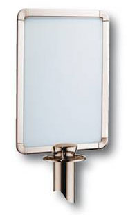 Cadre de panneau A4 ou A3 pour poteaux traditionnels (Beltrac)