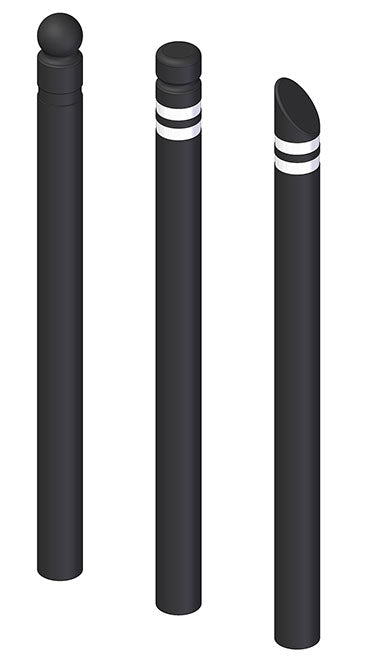 Borne de ville polyvalente (caoutchouc)