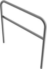 Arceaux en tube d'acier Ø 60 mm, avec barre transversale