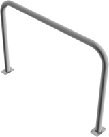 Anneaux en tube d'acier Ø 60 mm, sans barre transversale