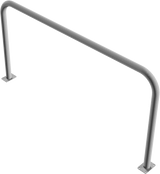 Anneaux en tube d'acier Ø 60 mm, sans barre transversale