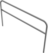 Arceaux en tube d'acier Ø 60 mm, avec barre transversale