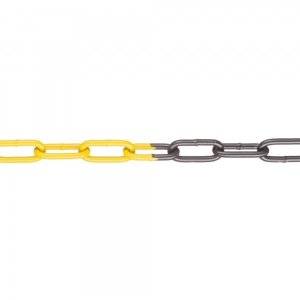 Chaîne de barrière en acier, galvanisée (15m, diverses couleurs)