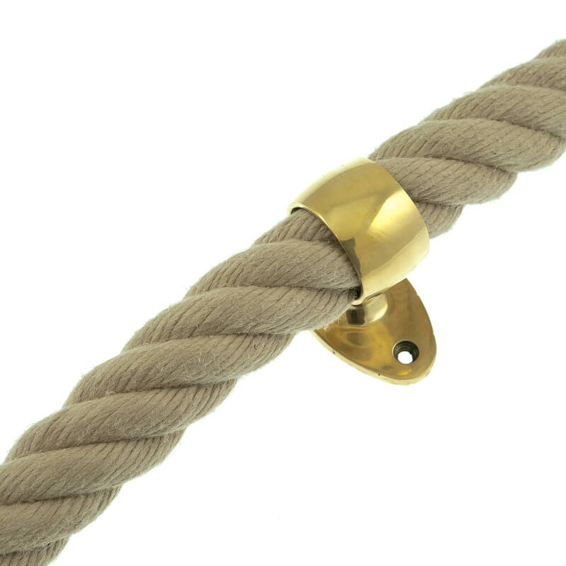 Main courante en corde pour escalier – Chanvre (35 mm)