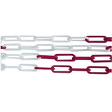 Chaîne de barrière en acier, galvanisée (10m, diverses couleurs)