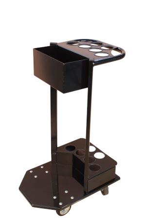 Chariot de barrière à poteau et chaîne