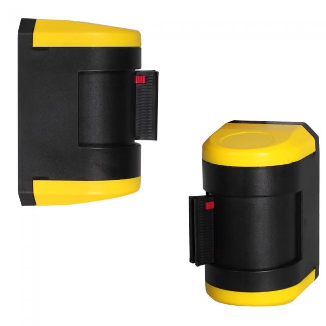 Barrière à sangle rétractable murale de base à 4 directions (4,5 m)